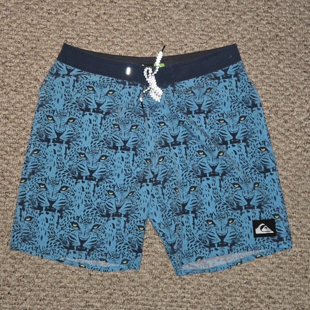 Quicksilver Boardshorts Blue Men's Size 34